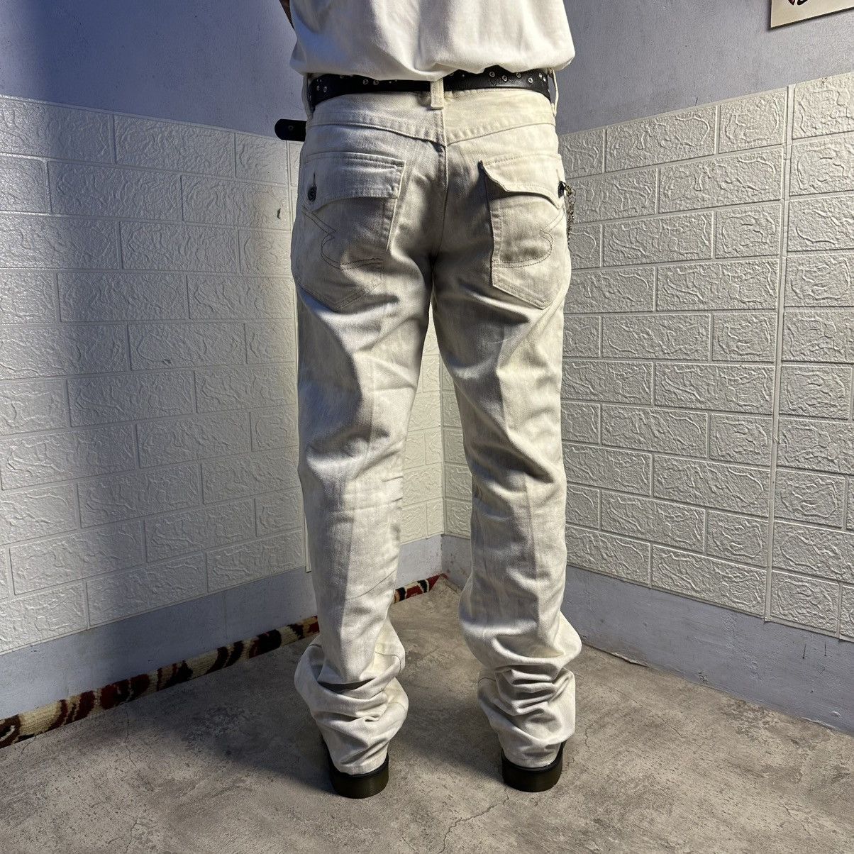 Japanese Brand Semantic Design Acid Wash Flare Size US 31 - 5 Thumbnail