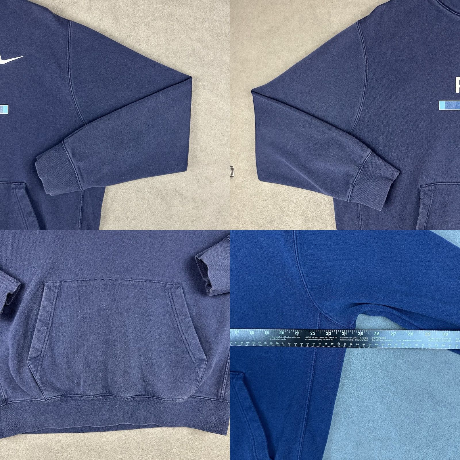 Nike Nike Sweatshirt Mens Medium Blue Nike Sportswear Hoodie Basketball Soccer Grand Rapids Michigan EUC Size US M / EU 48-50 / 2 - 8 Thumbnail
