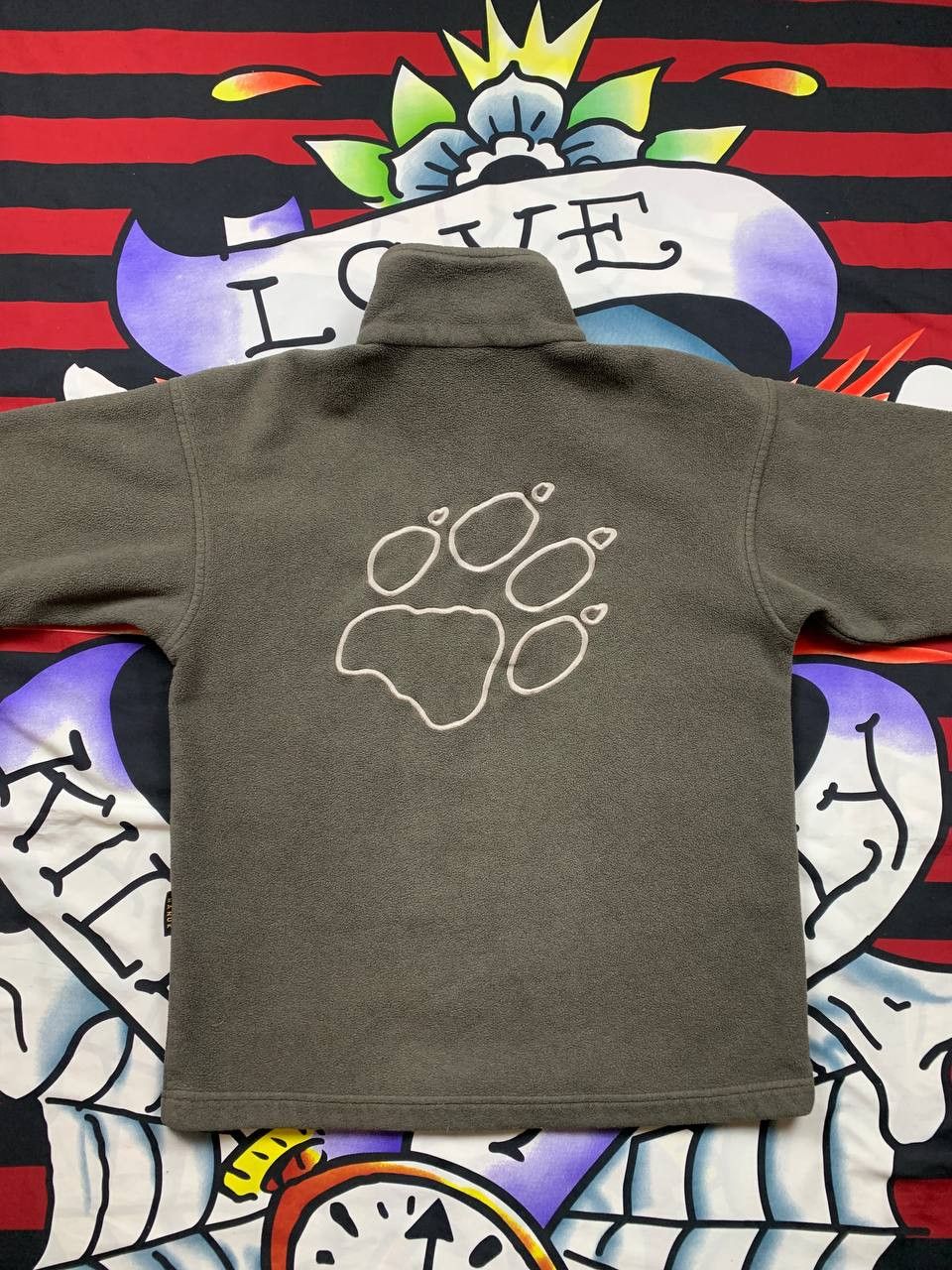 Jack Wolfskin Jack Wolfskin Nanuk big logo 1/3 zip fleece jacket Size S Size US S / EU 44-46 / 1 - 3 Thumbnail