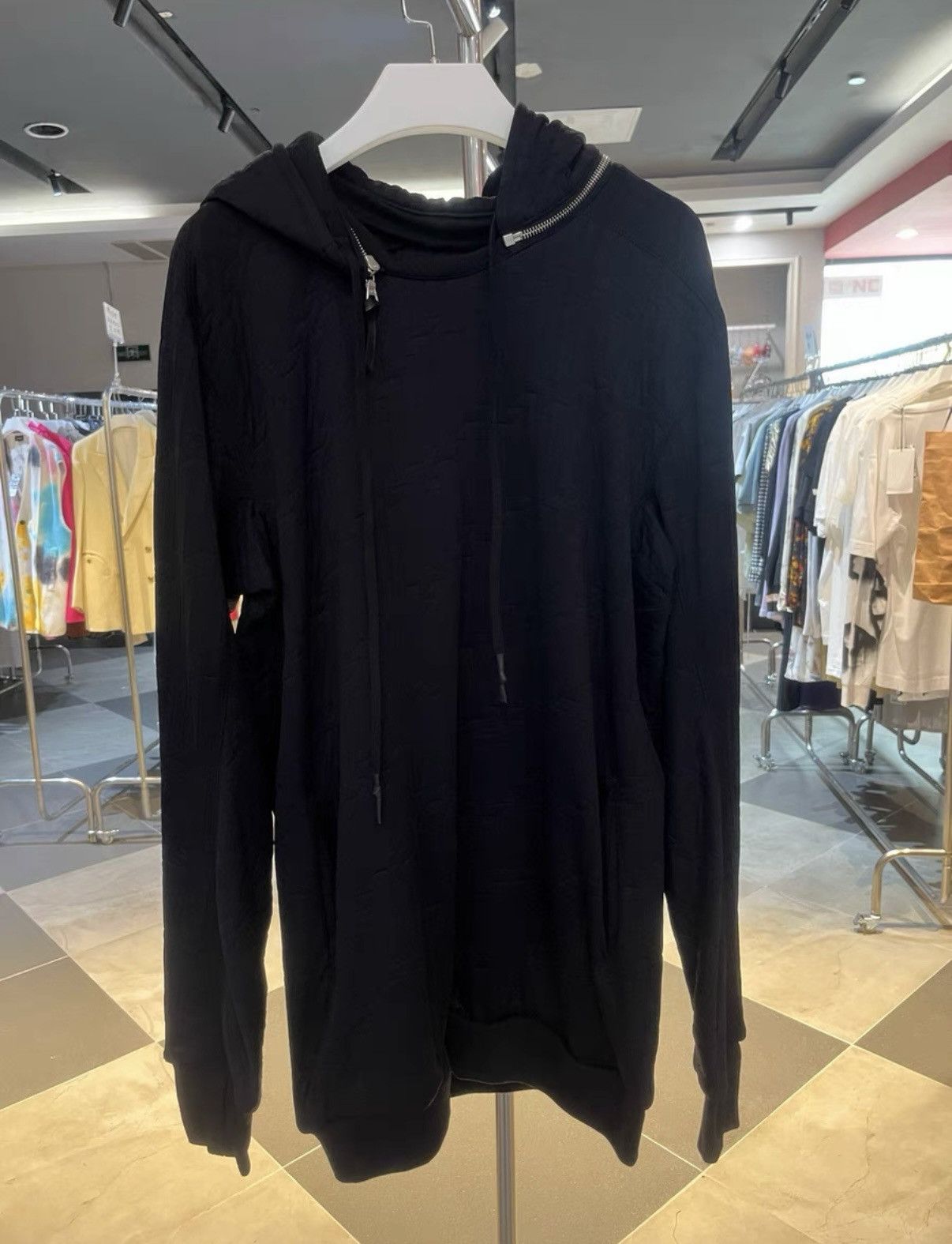 11 By Boris Bidjan Saberi 11 BY BORIS BIDJAN SABERI Black Hooded Sweatshirt Size US XS / EU 42 / 0 - 1 Thumbnail