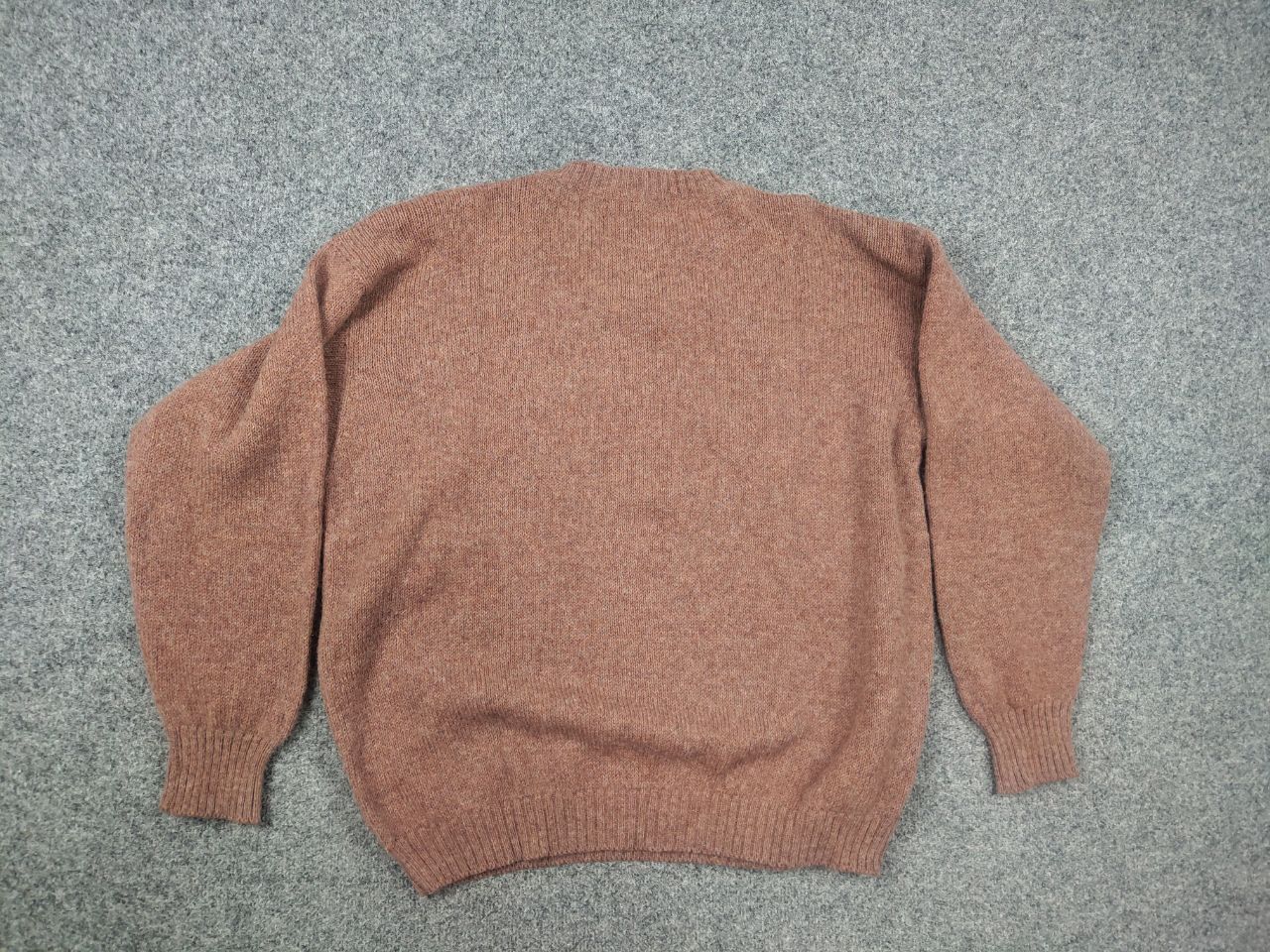Rare Valstar Milano Vintage Crew check Alpaca Knit Sweater