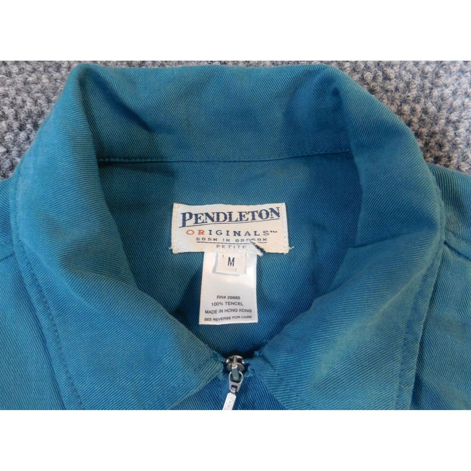 Pendleton Pendleton Jacket Womens M blue Full Zip Casual Basic Jacket Short Sleeve Collared Embroidered Vintage: No Size M / US 6-8 / IT 42-44 - 4 Thumbnail