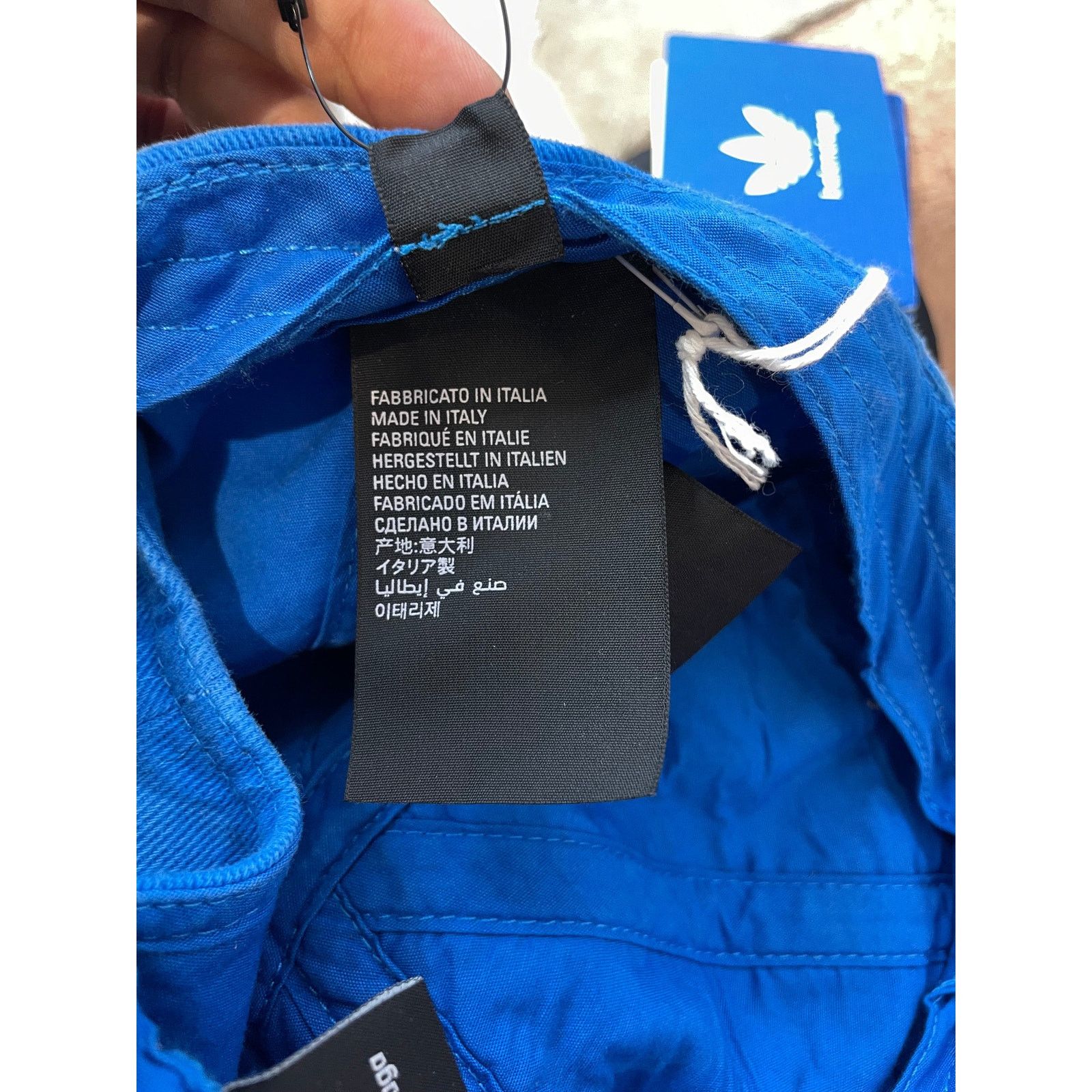 Balenciaga Balenciaga Adidas Blue Cap Size ONE SIZE - 5 Thumbnail