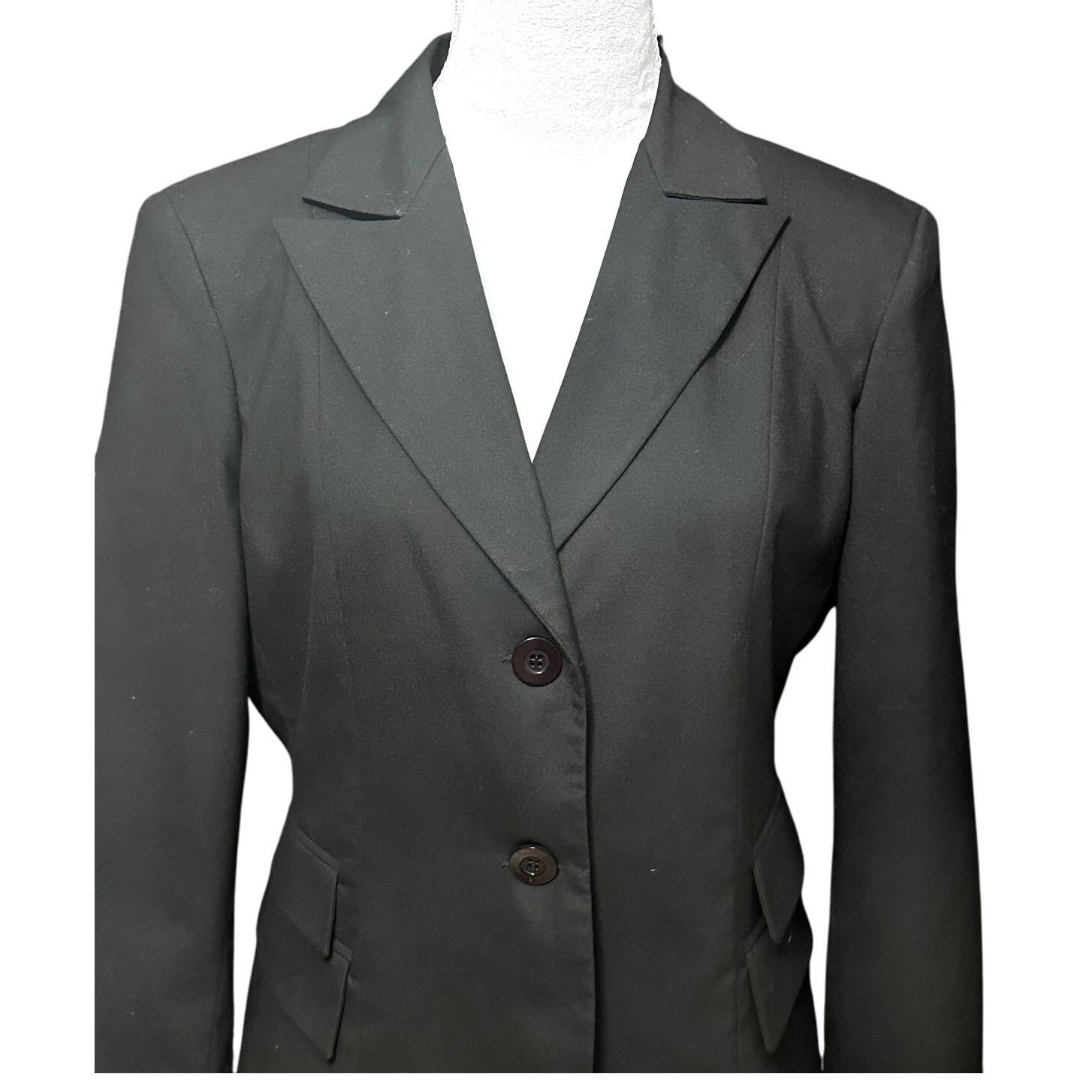 Other Talco Blazer Jacket Double Pockets Two Button Black Small Size S / US 4 / IT 40 - 2 Thumbnail