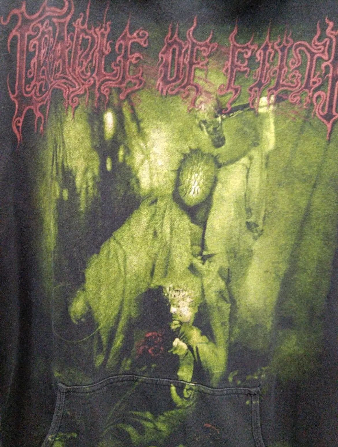 Band Tees × Vintage Vintage Cradle of Filth 2000s Band Hoodie Size US L / EU 52-54 / 3 - 4 Thumbnail