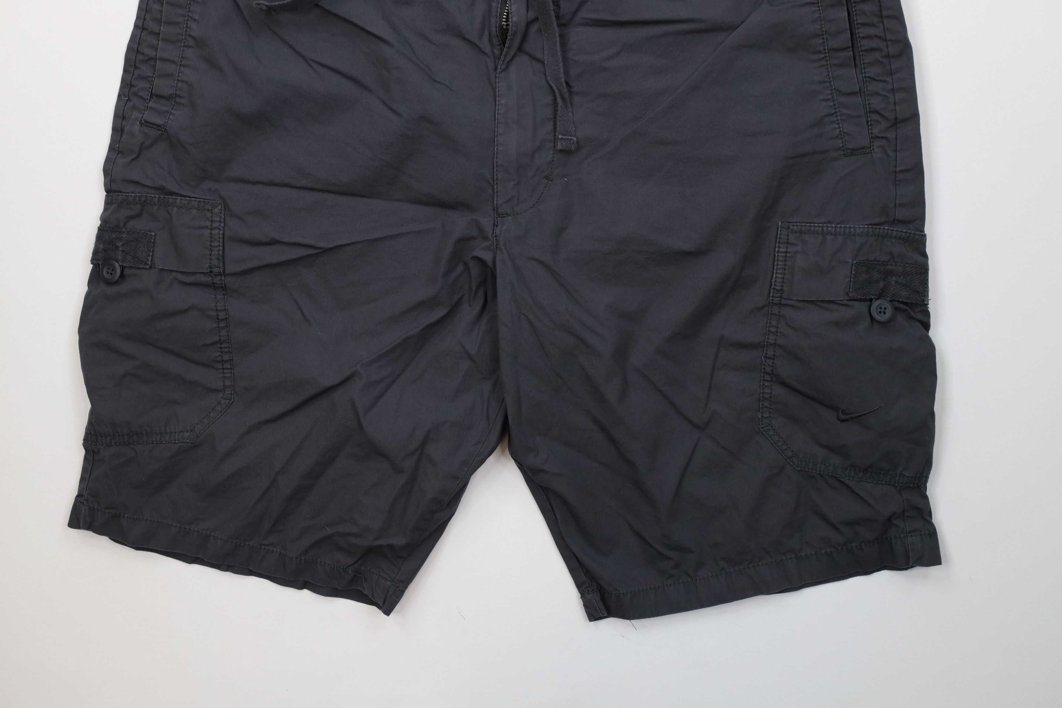 Nike Vintage Nike Travis Scott Mini Swoosh Cargo Shorts Gray Size US 38 / EU 54 - 4 Thumbnail