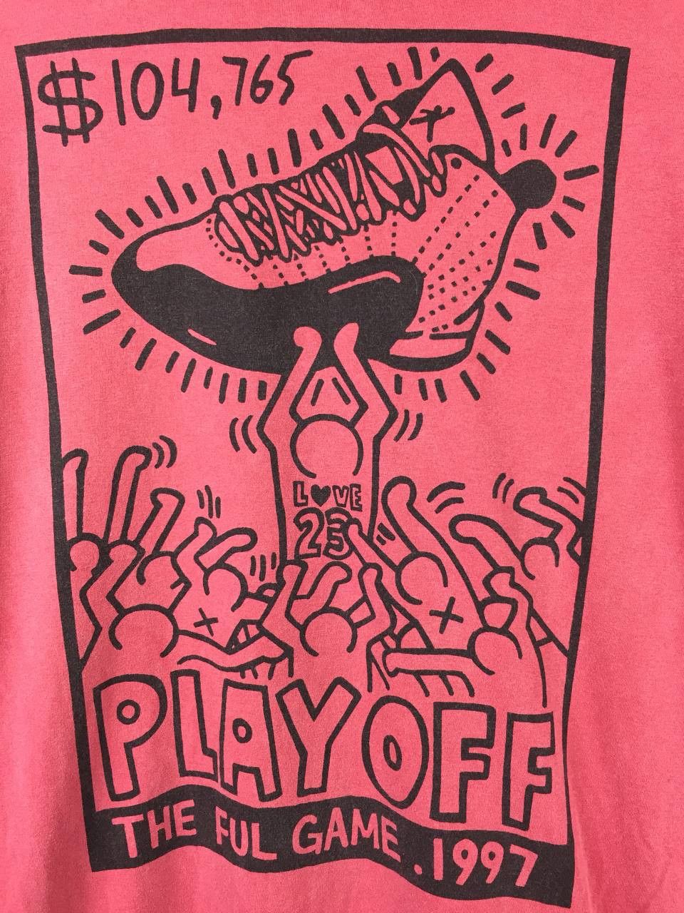 Comfort Colors Keith Haring x Michael Jordan PlayOff The Flu Game 1997 Tee Size US M / EU 48-50 / 2 - 3 Thumbnail