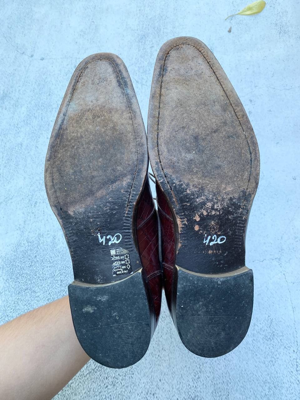 Other Italian Vintage Guidi style Leather Faded Shoes Size US 10 / EU 43 - 11 Thumbnail