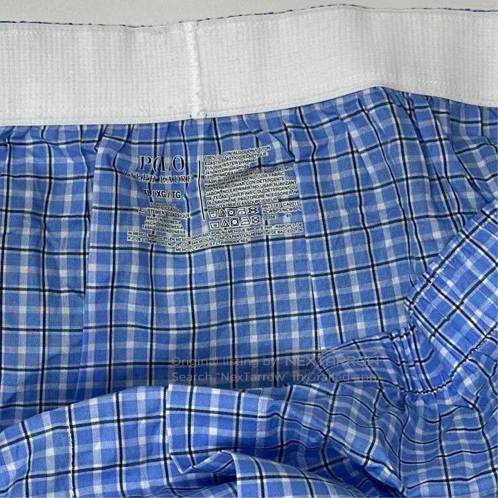 Polo Ralph Lauren Polo Ralph Lauren Men's Woven Cotton Boxer Briefs 5. Size US 36 / EU 52 - 6 Thumbnail