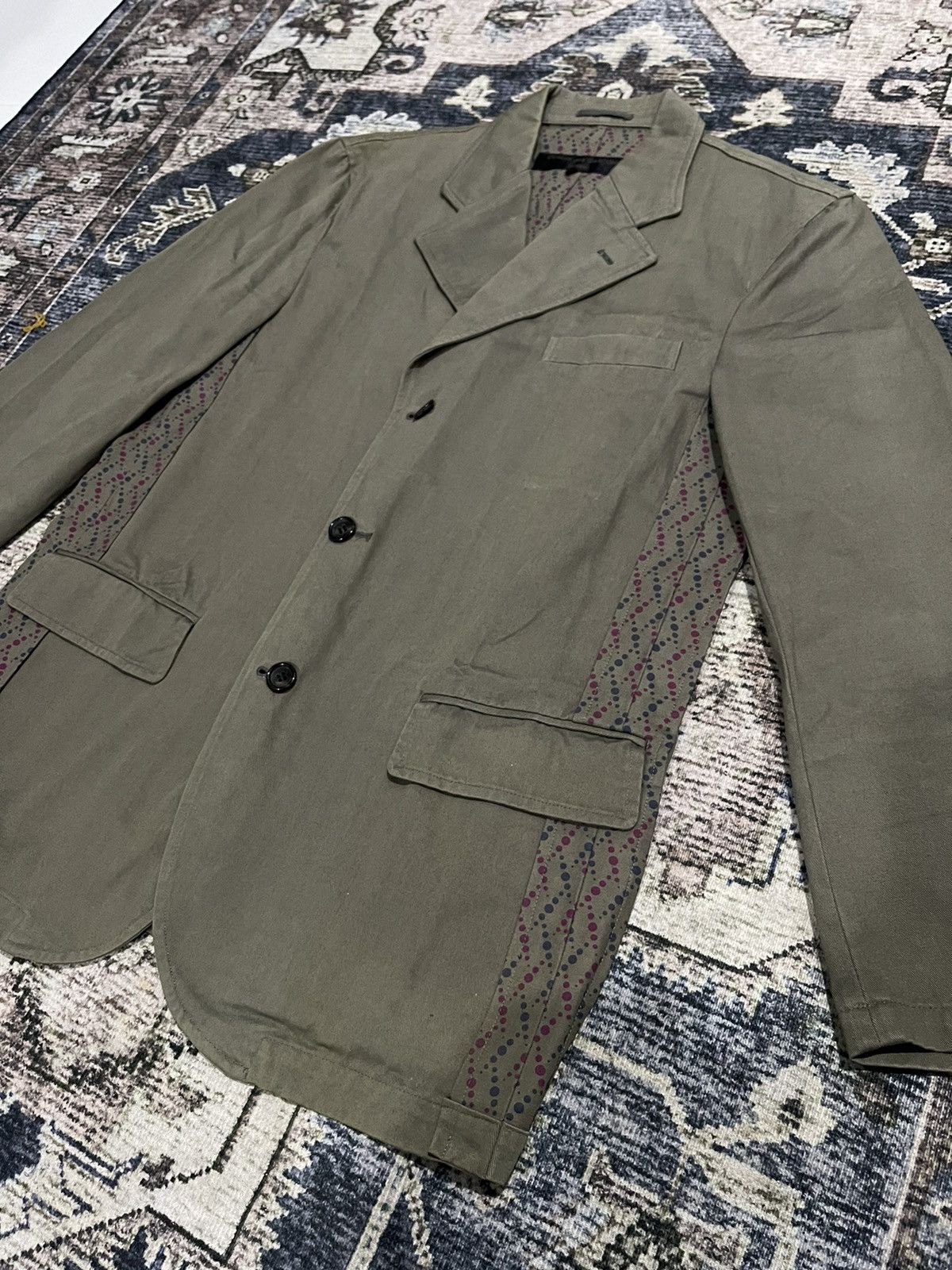 Comme des Garcons 🔥COMME DES GARÇONS HOMME 3 Button Blazer Size US M / EU 48-50 / 2 - 5 Thumbnail