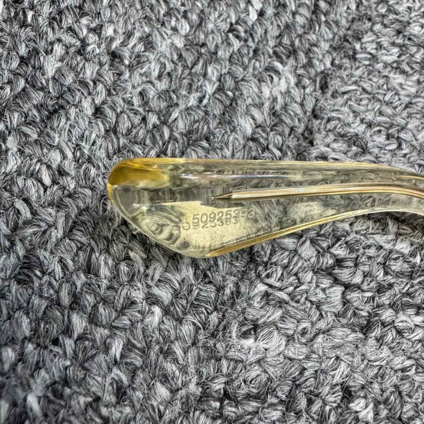 Chrome Hearts Chrome Hearts Transparent Yellow Glasses. Size ONE SIZE - 6 Thumbnail