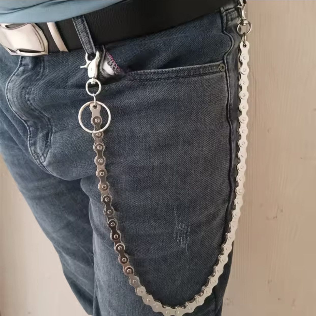 Jewelry Punk Rock Wallet Pants Bicycle Chain Size ONE SIZE - 1 Thumbnail