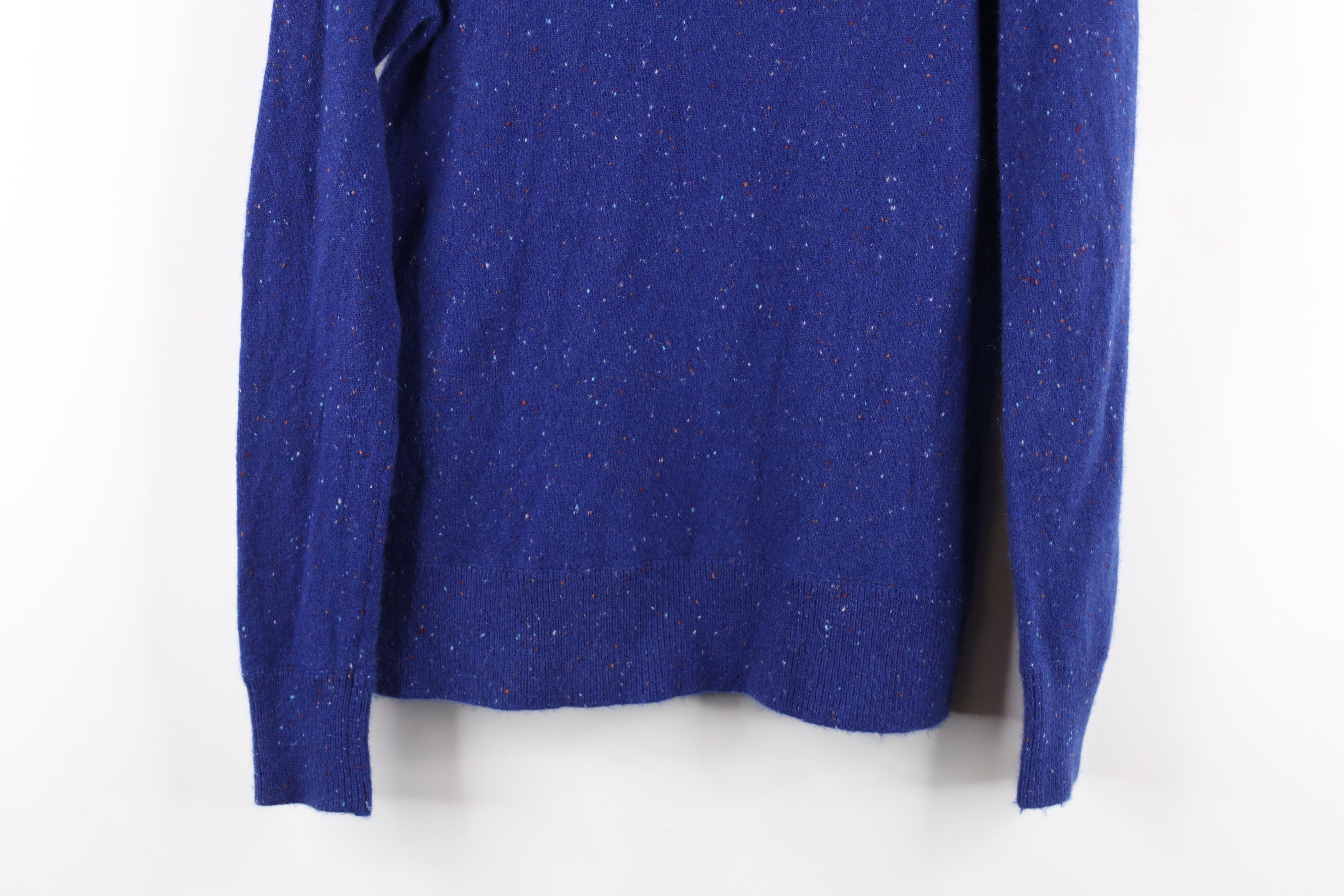 Lands' End × Vintage Vintage Lands End Rainbow Cashmere Knit Turtleneck Sweater Size XS / US 0-2 / IT 36-38 - 3 Thumbnail