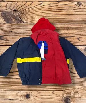 Vintage Vintage Piasports Reversible Nautical Bomber Jacket Size US XL / EU 56 / 4 - 5 Thumbnail