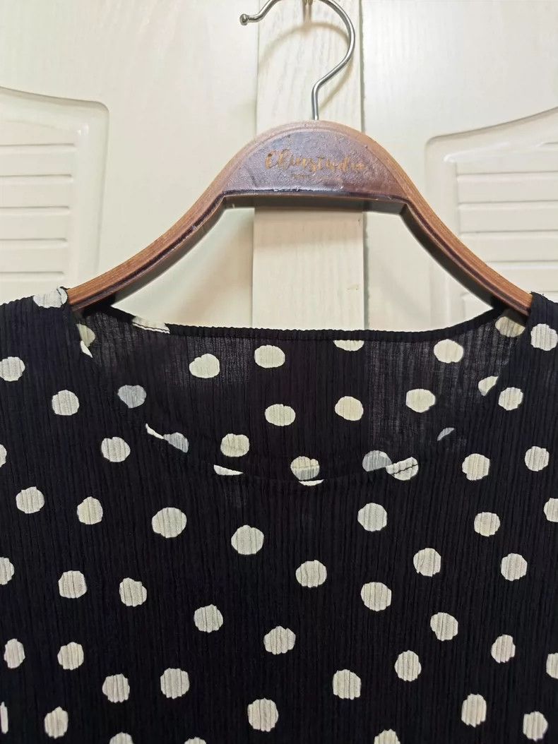 Issey Miyake Issey Miyake Toothpick polka dot top Size M / US 6-8 / IT 42-44 - 4 Thumbnail