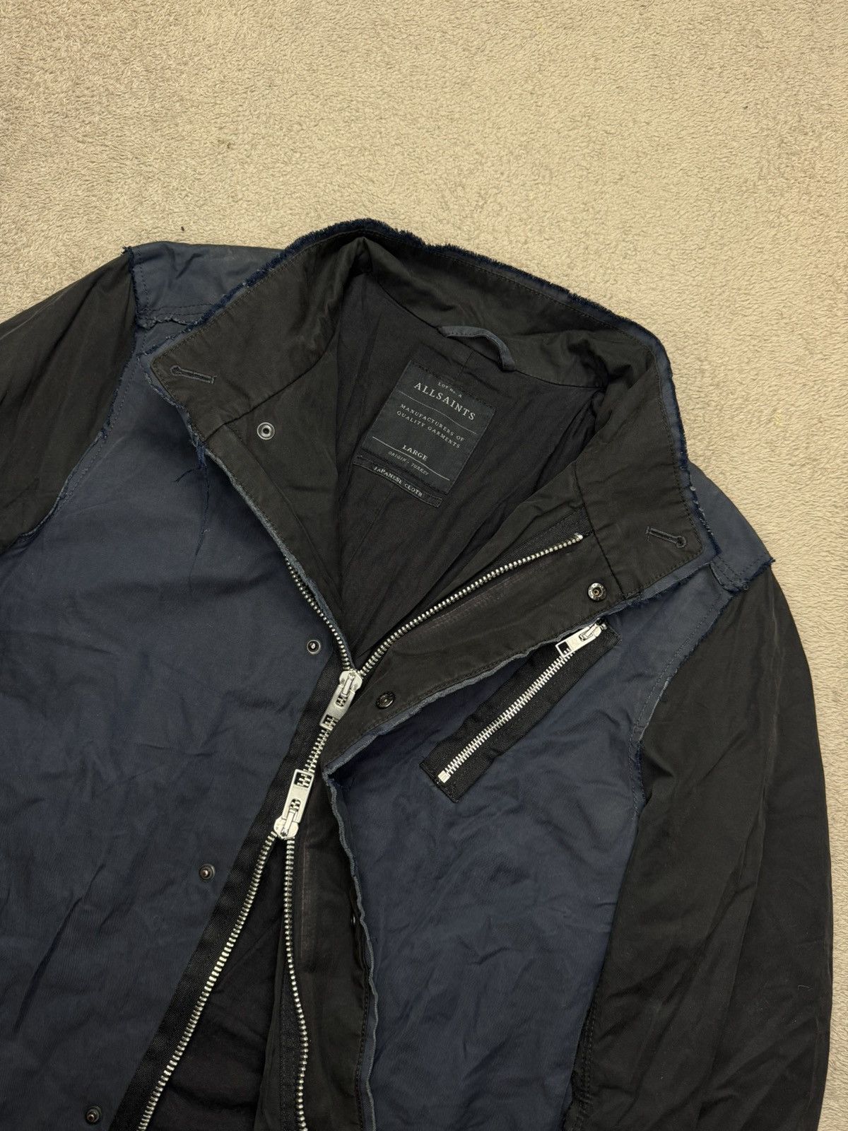 Japanese Brand Allsaints Avant Garde Parka Jacket LGB Yohji Yamamoto styled Size US L / EU 52-54 / 3 - 4 Thumbnail