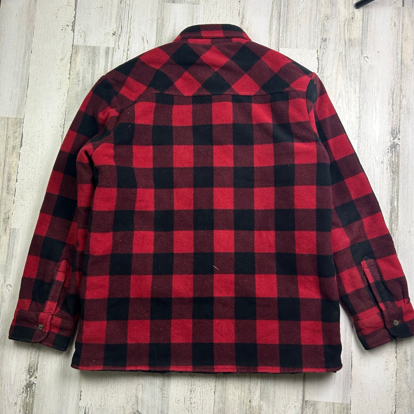 Dickies Dickies Red Plaid Flannel Fleece Quilted Jacket Men's Large Size US L / EU 52-54 / 3 - 7 Thumbnail