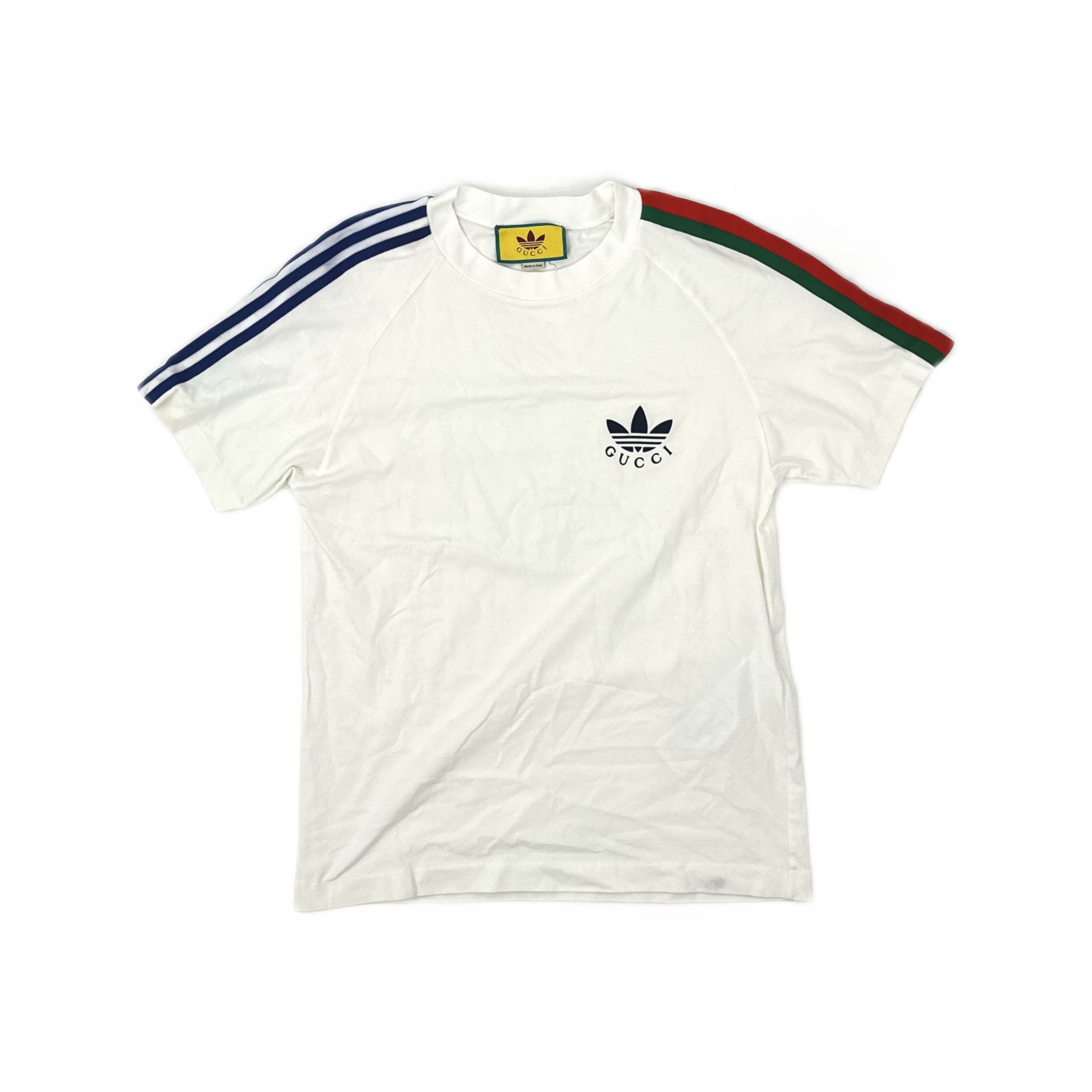 Gucci Gucci x Adidas Logo T-Shirt Size M Size US M / EU 48-50 / 2 - 1 Thumbnail