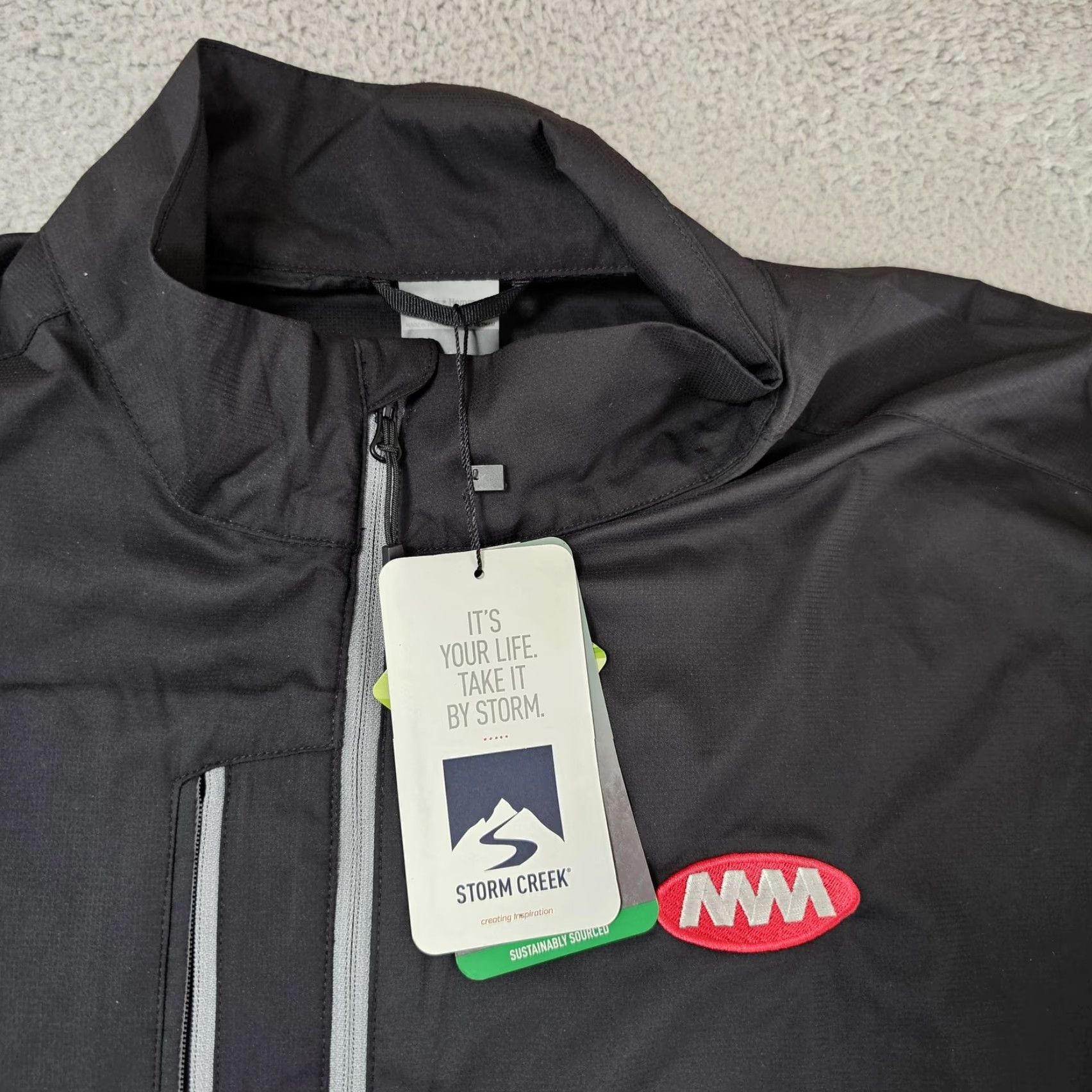 Vintage Storm Creek The Idealist Wind Jacket Mens 2XL Black Water Resistant Full Zip Windbreaker Pockets Lightweight 6240 Size US XXL / EU 58 / 5 - 2 Thumbnail