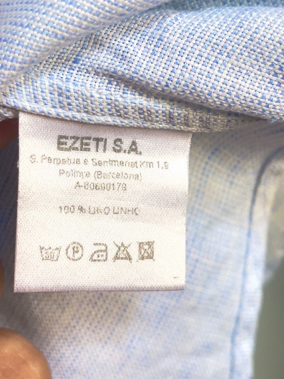 Ermenegildo Zegna 🔥 ermenegildo Zegna linen lino light blue shirt size xxl Size US XXL / EU 58 / 5 - 7 Thumbnail