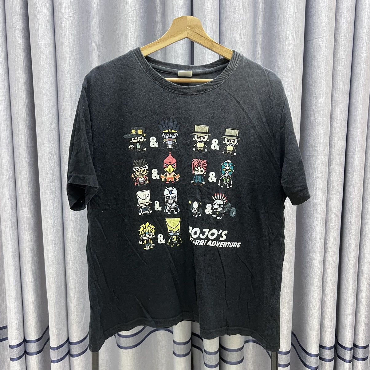 Anime Thrashed Faded Anime Jojo Bizarre Adventure Tee Size US L / EU 52-54 / 3 - 1 Thumbnail