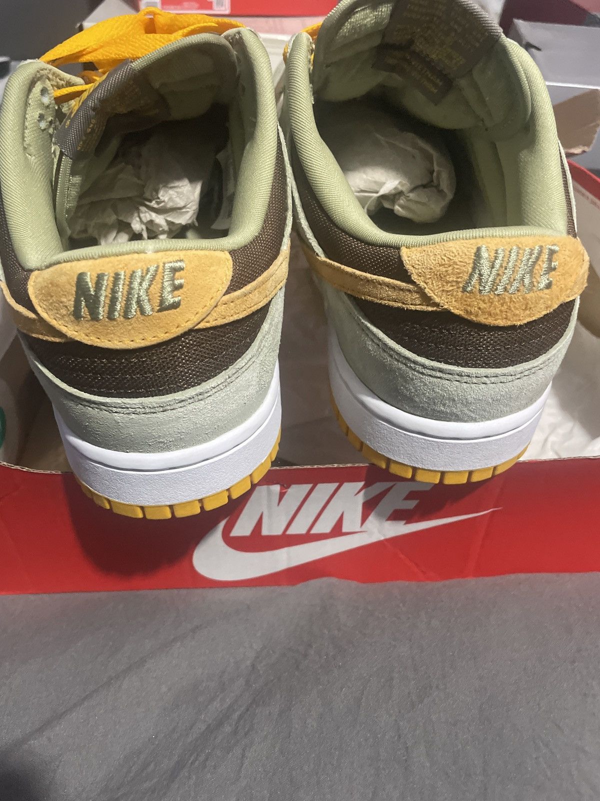Nike × Vintage Nike Dunk Low Dusty Olive Size US 9.5 / EU 42-43 - 3 Thumbnail