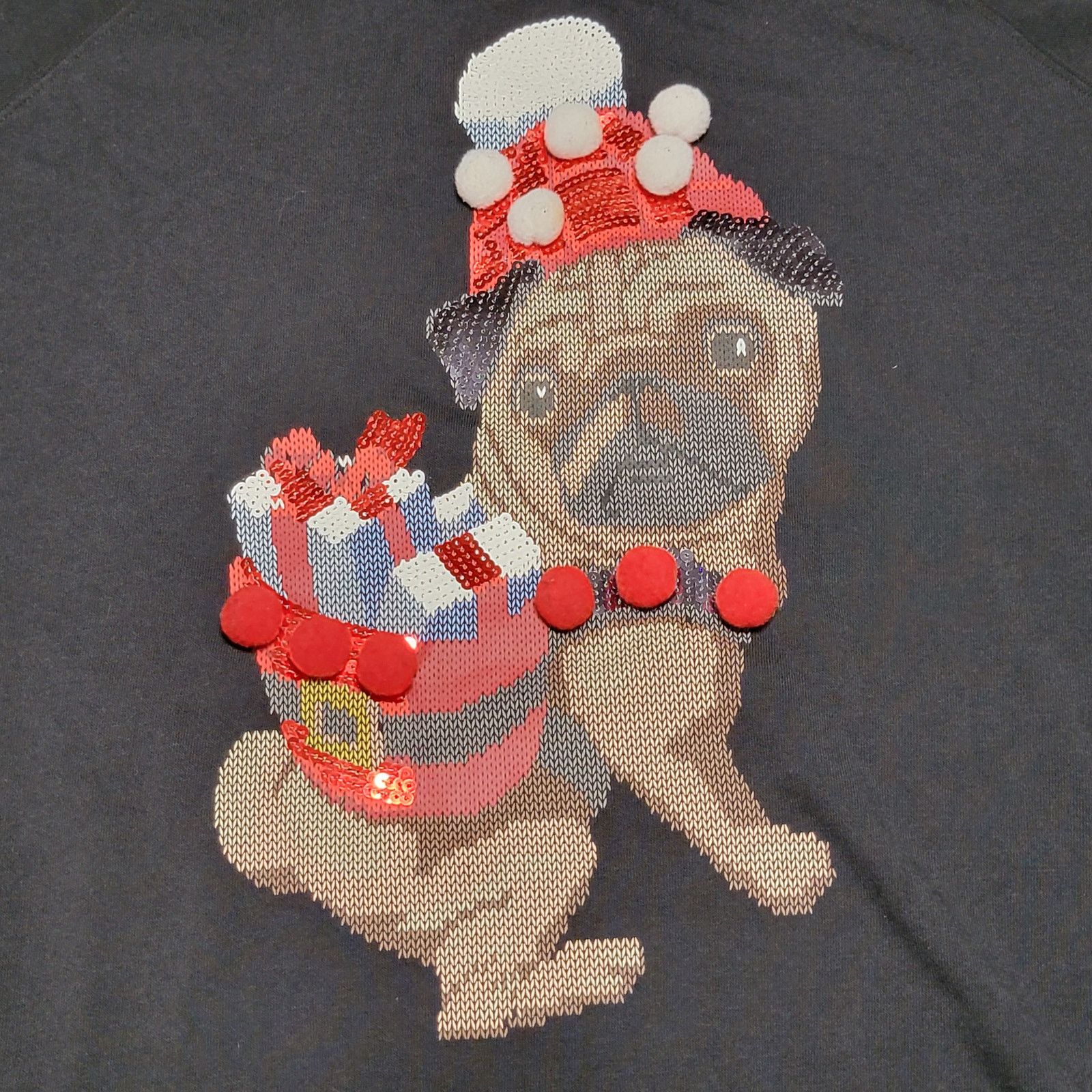 Other Torrid LS Black Christmas Sweatshirt Sequin Pug - Size 5 NWT Size 4XL / US 24-26 - 2 Thumbnail