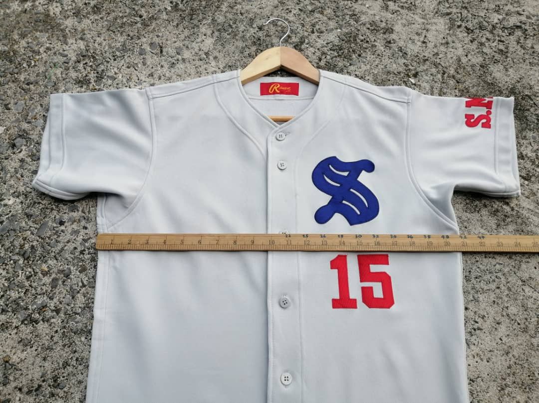 Asics × Japanese Brand Rawlings by Asics Japan Baseball Jersey Size US M / EU 48-50 / 2 - 7 Thumbnail