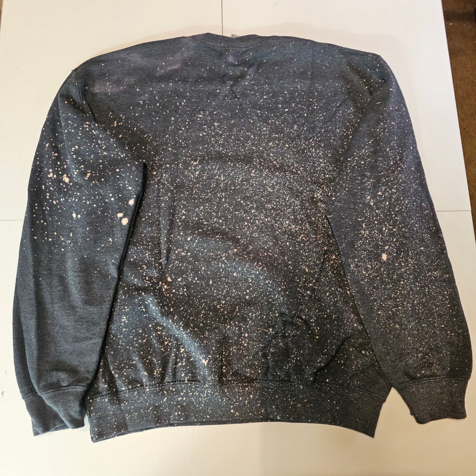 Tultex Custom Bleached Horror Scary Halloween Sweatshirt M 22947 Size M / US 6-8 / IT 42-44 - 2 Thumbnail