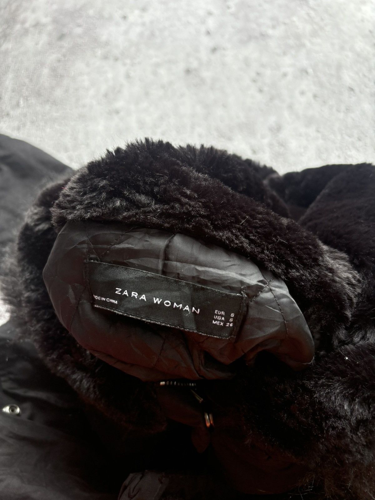 If Six Was Nine Y2k Zara Full black Unisex fur jacket Size S / US 4 / IT 40 - 7 Thumbnail