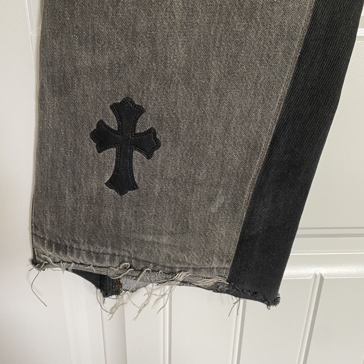 Chrome Hearts Chrome Hearts Gallery Dept Flared Grey Levi’s 501 Jeans Size US 29 - 11 Thumbnail