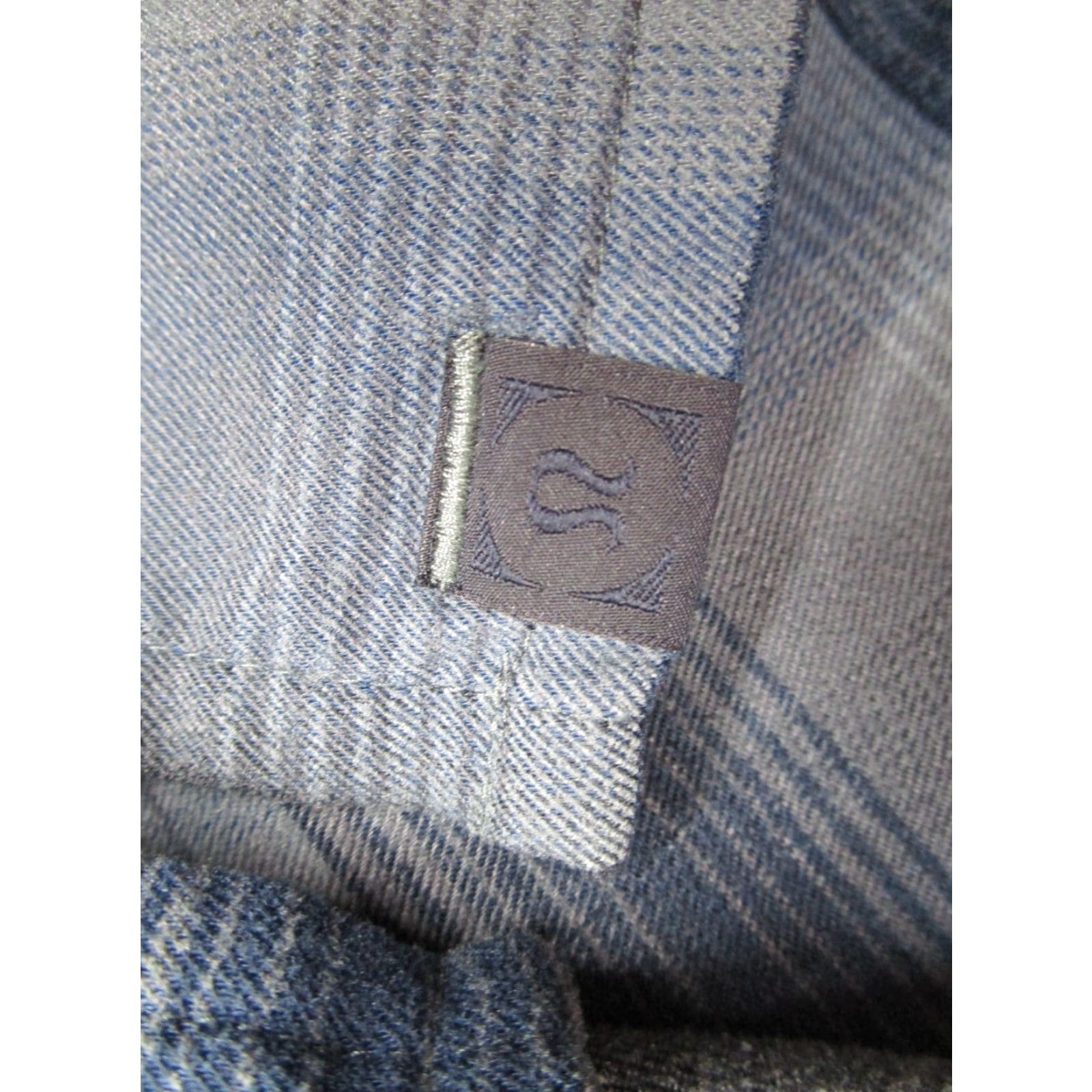 Lululemon Lululemon Shirt Men M Blue Peak Flannel Button Up Long Sleeve Workwear Hike Check 100% Polyester Size US M / EU 48-50 / 2 - 3 Thumbnail
