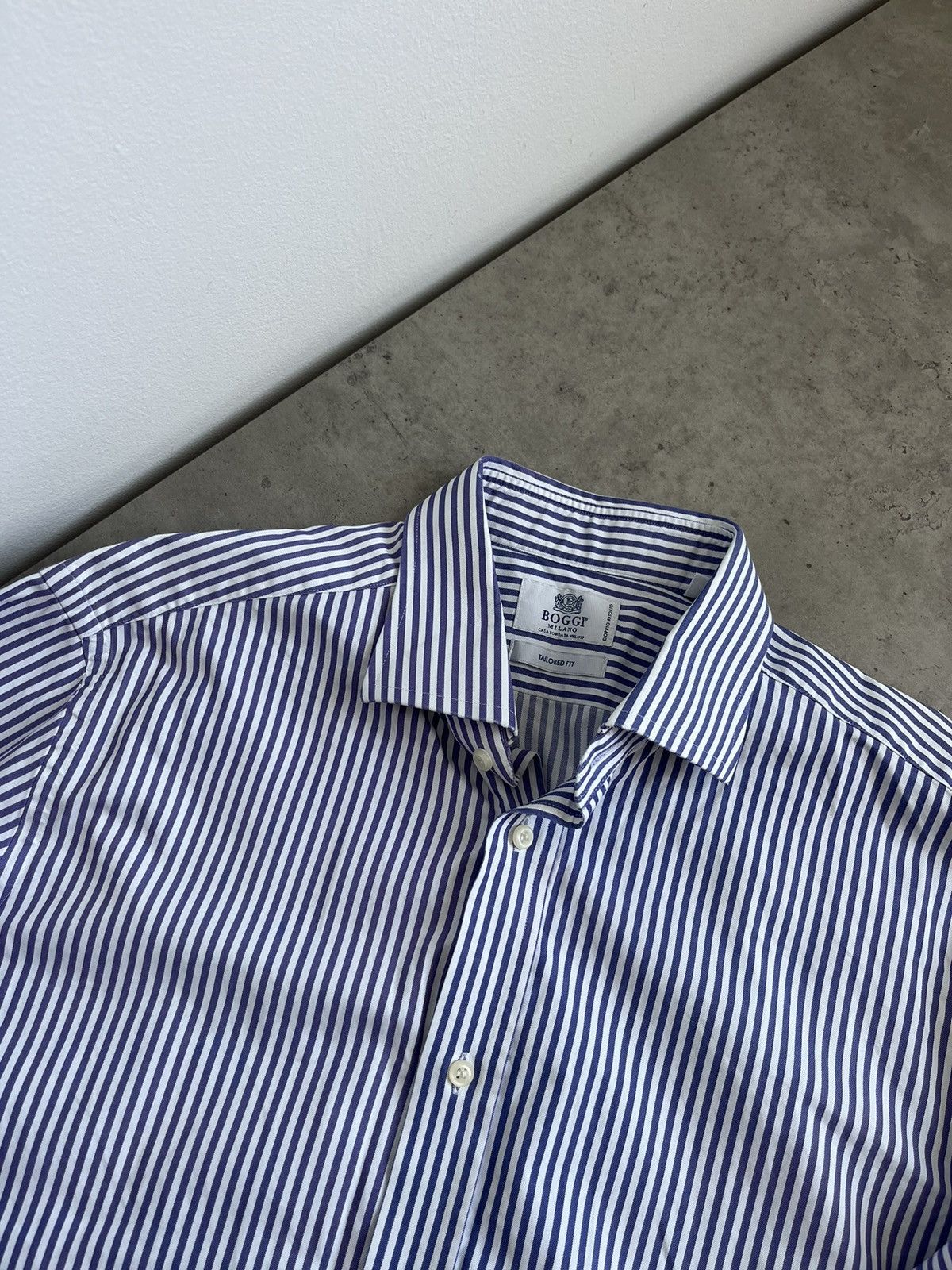 Boggi Boggi Milano Shirt Size 41 Size US M / EU 48-50 / 2 - 5 Thumbnail