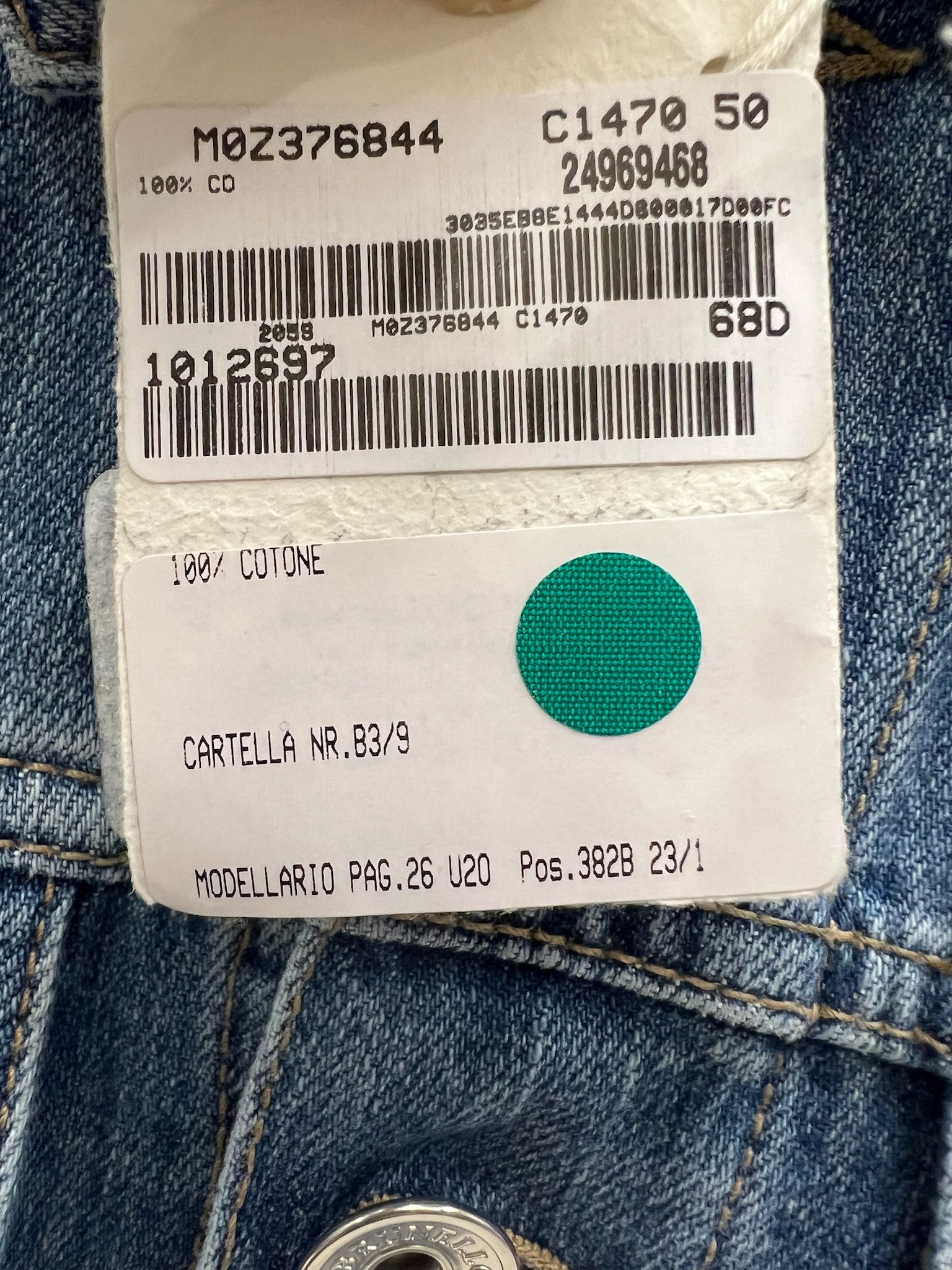 Brunello Cucinelli o1w1db10125 Denim Jacket in Blue Size US M / EU 48-50 / 2 - 2 Thumbnail