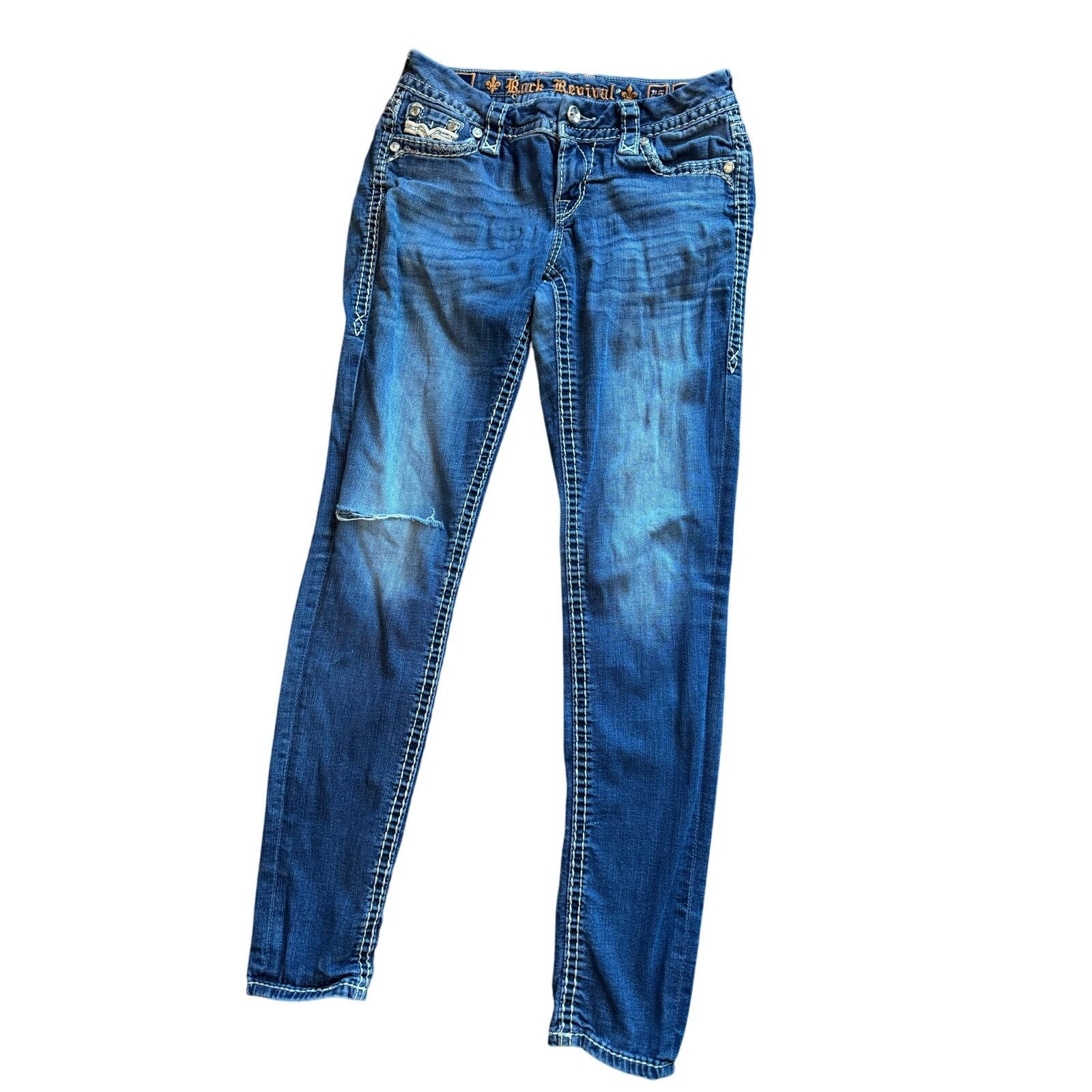 Rock Revival Rock Revival Willa Easy Skinny Jeans Size 25" / US 0 / IT 36 - 7 Thumbnail