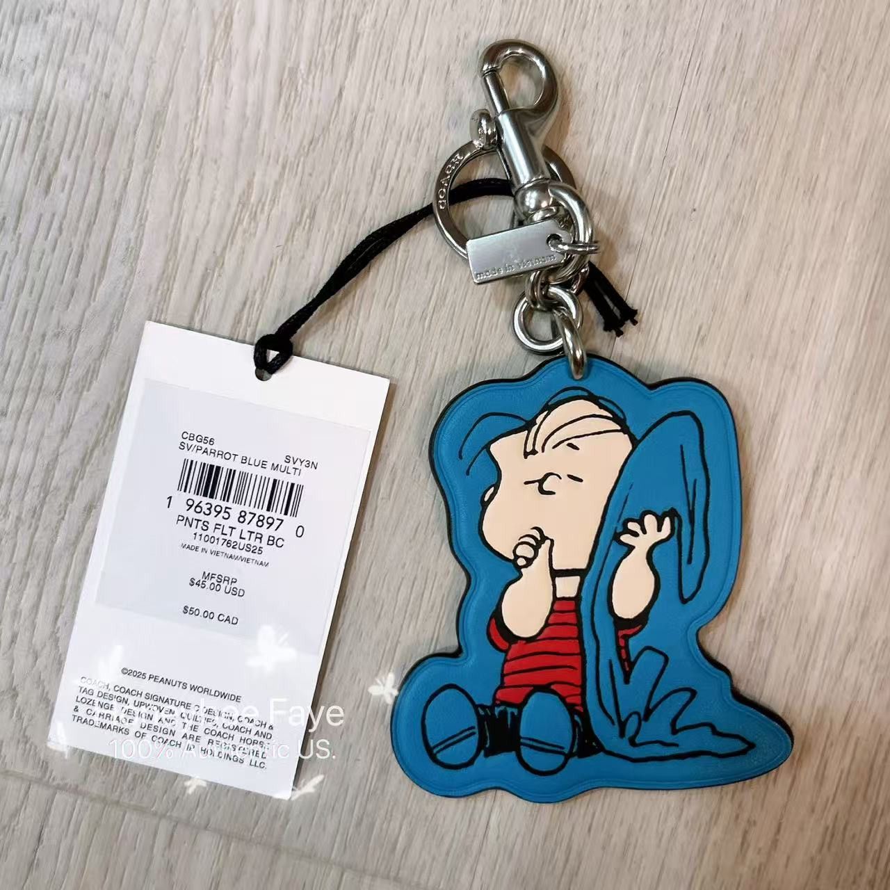 Coach Coach X Peanuts Linus Bag Charm CBG56 Size ONE SIZE - 1 Thumbnail