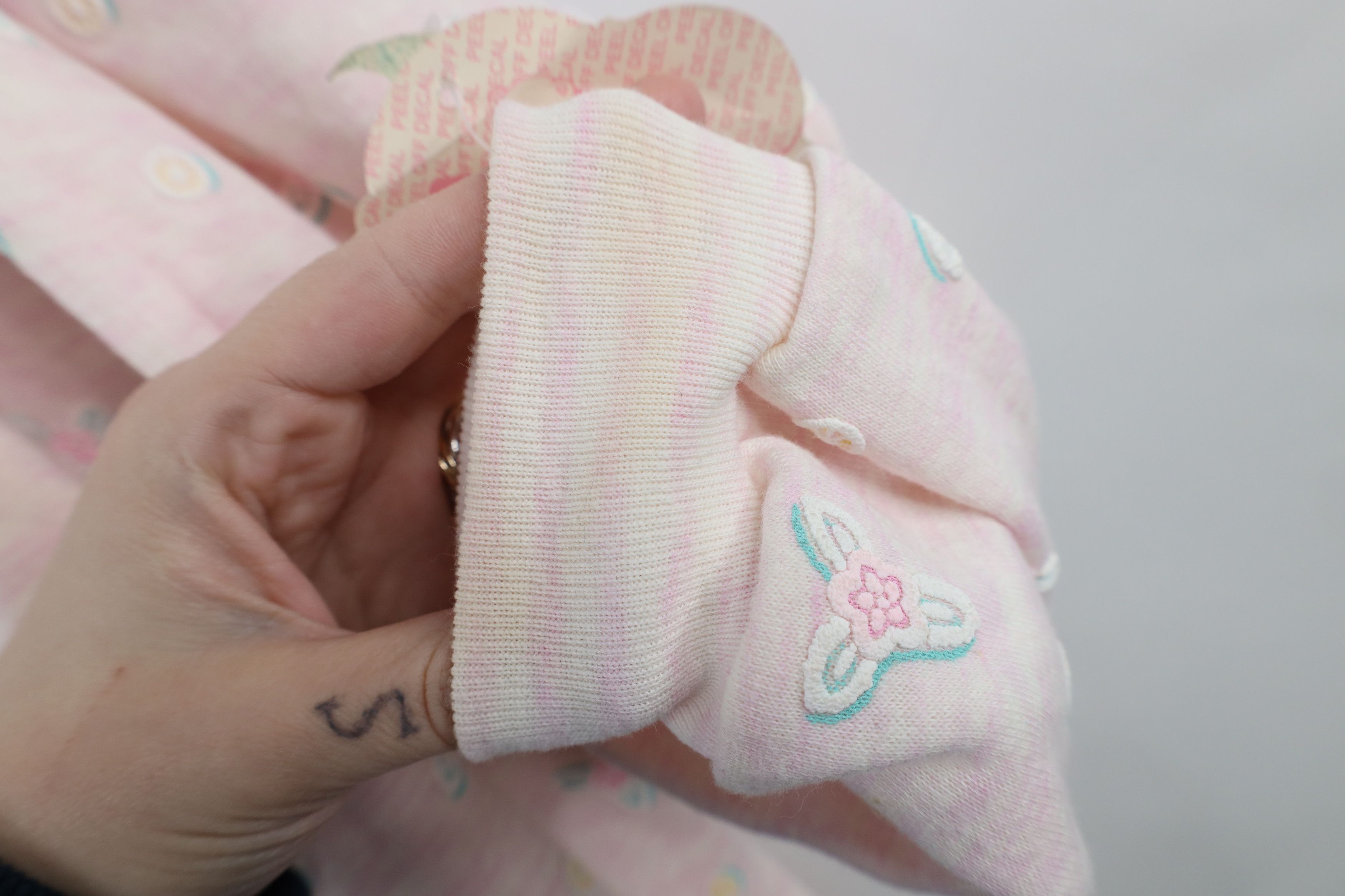 Vintage Deadstock Vintage 90s Fairy Kei Kawaii Collared Sweatshirt Size M / US 6-8 / IT 42-44 - 6 Thumbnail