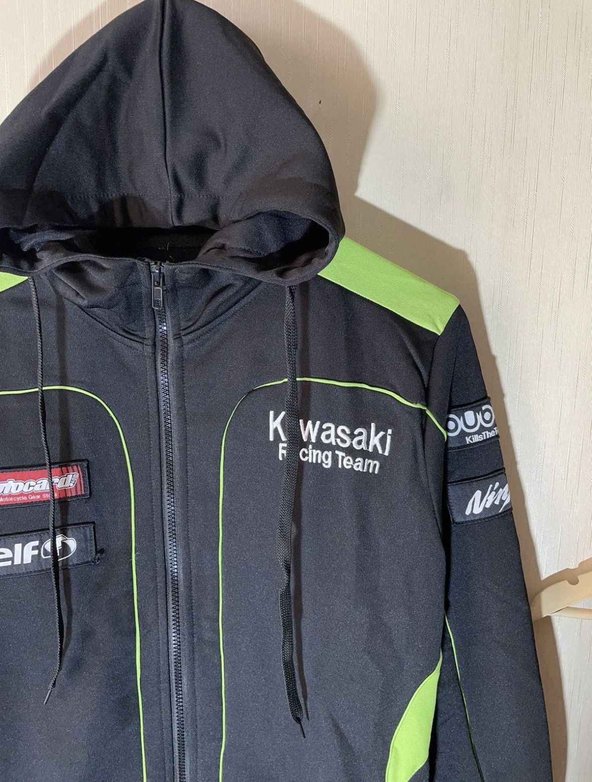 Vintage Kawasaki vintage racing zip hoodie Size US S / EU 44-46 / 1 - 4 Thumbnail