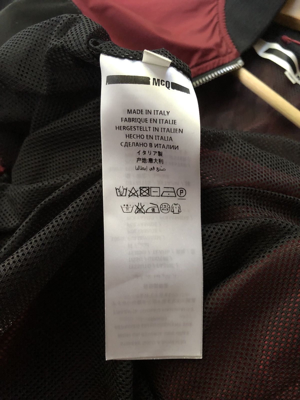 Alexander McQueen McQ Alexander McQueen Oxblood Logo Windbreaker Size US M / EU 48-50 / 2 - 21 Thumbnail
