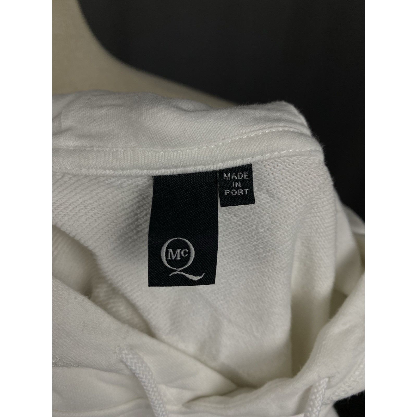 Alexander McQueen Alexander McQueen McQ Big Logo Men's White Hoodie Sweater Si Size US S / EU 44-46 / 1 - 9 Thumbnail
