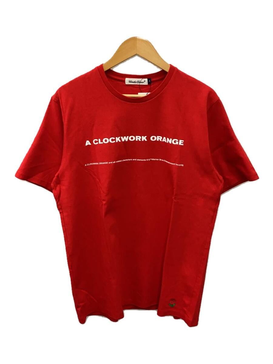 image of Undercover Aw19 A Clockwork Orange T-Shirt in Red, Men's (Size XL)