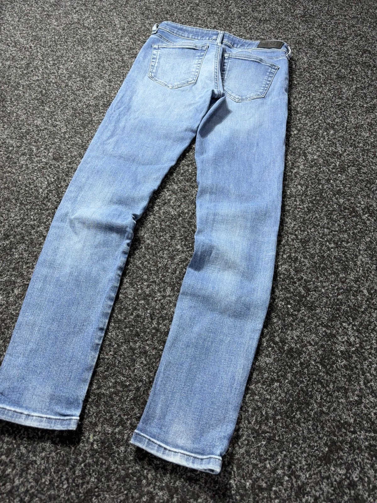 Diesel 00s Diesel Luxury Slandy Super Skinny Y2K Light Wash Jeans Size 28" / US 6 / IT 42 - 14 Thumbnail