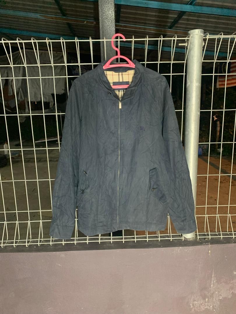 Burberry Vintage Burberry Zipper Jacket Size US L / EU 52-54 / 3 - 1 Thumbnail