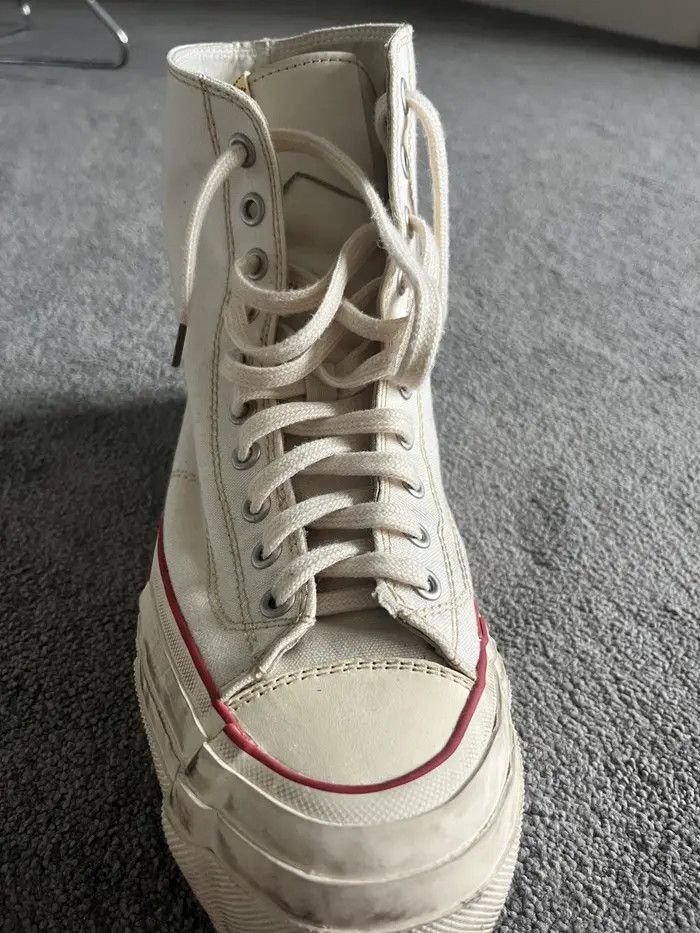 Visvim Visvim Skagway Hi - white Size US 11 / EU 44 - 6 Thumbnail