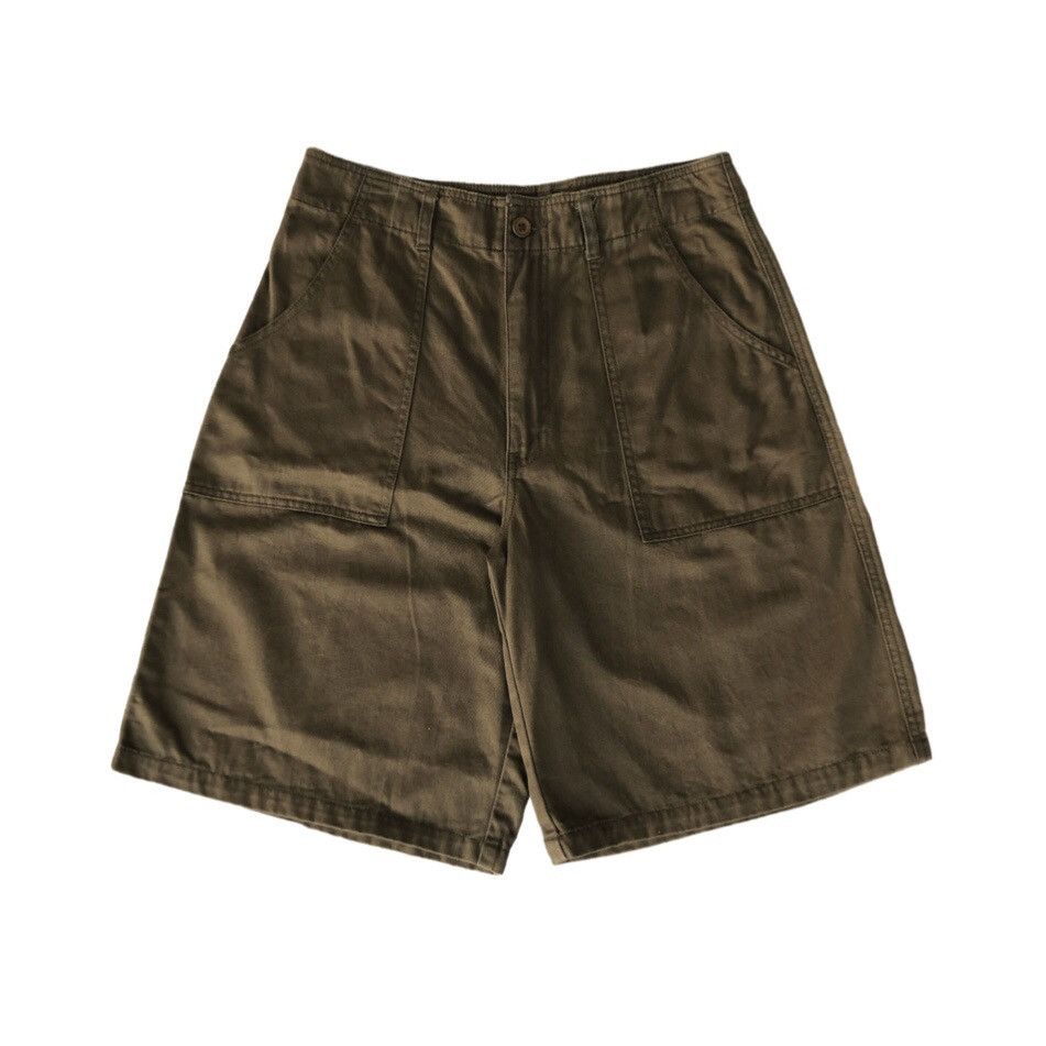 Vintage Vintage baggy short Fatigue pants Size US 30 / EU 46 - 1 Thumbnail