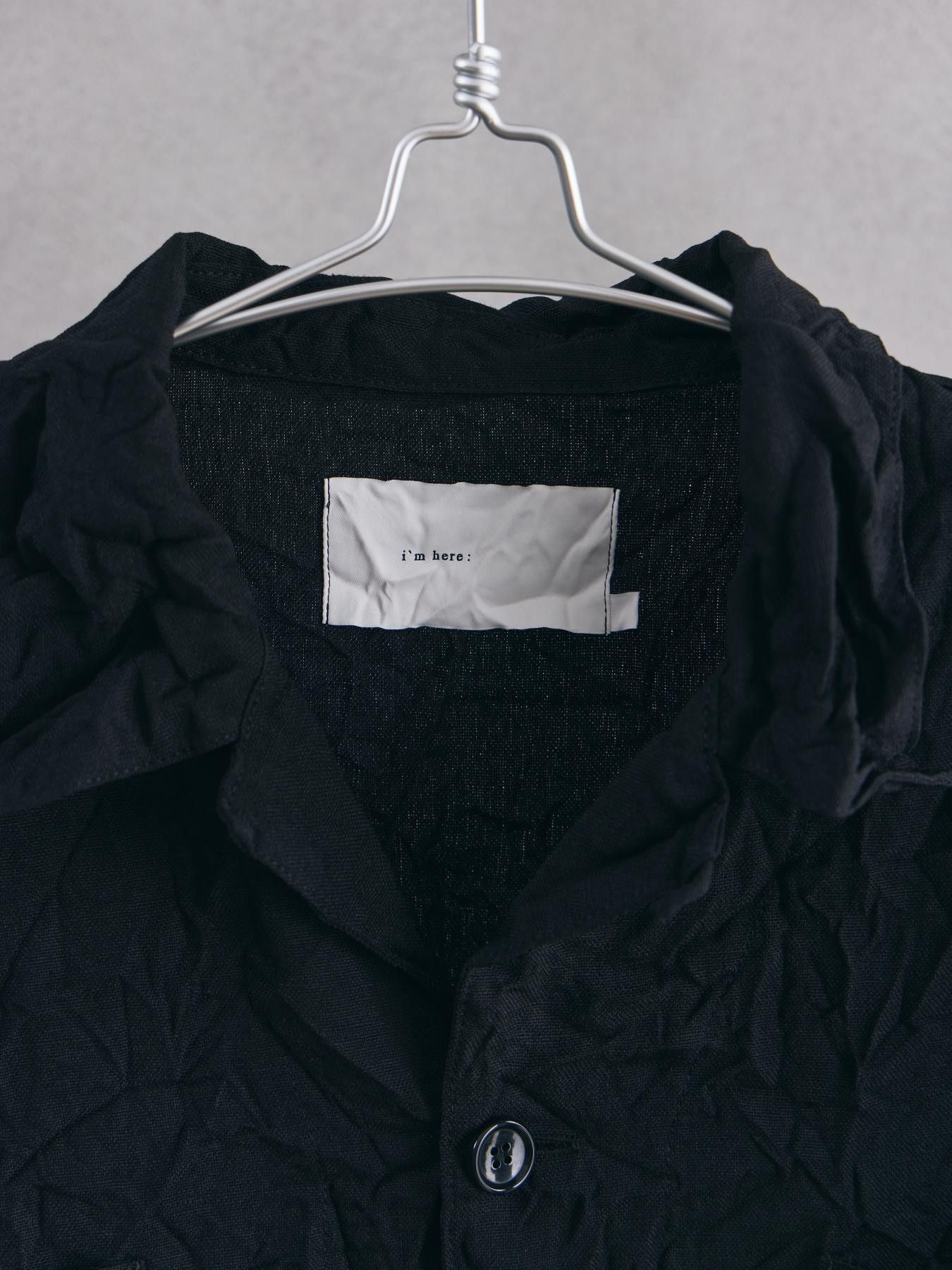 Other I’m here : - UNFORM OPEN COLLAR SHIRTS - BLACK Size US M / EU 48-50 / 2 - 4 Thumbnail