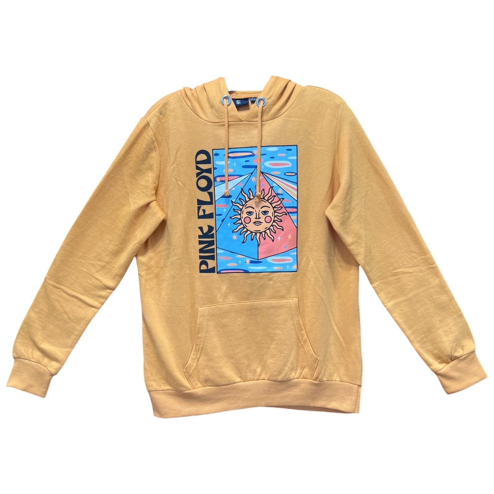 Pink Floyd Pink Floyd - Men's Long Sleeve Hooded Sweatshirt - Yellow - Size US L / EU 52-54 / 3 - 1 Thumbnail