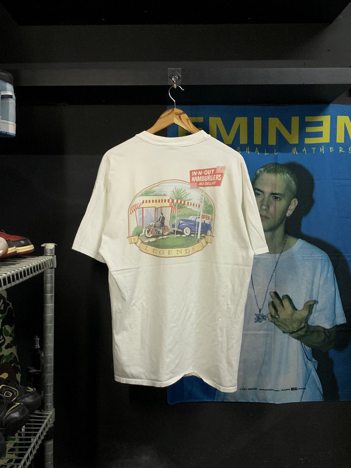 Vintage VINTAGE 90s IN N OUT BURGER Size US XL / EU 56 / 4 - 1 Thumbnail