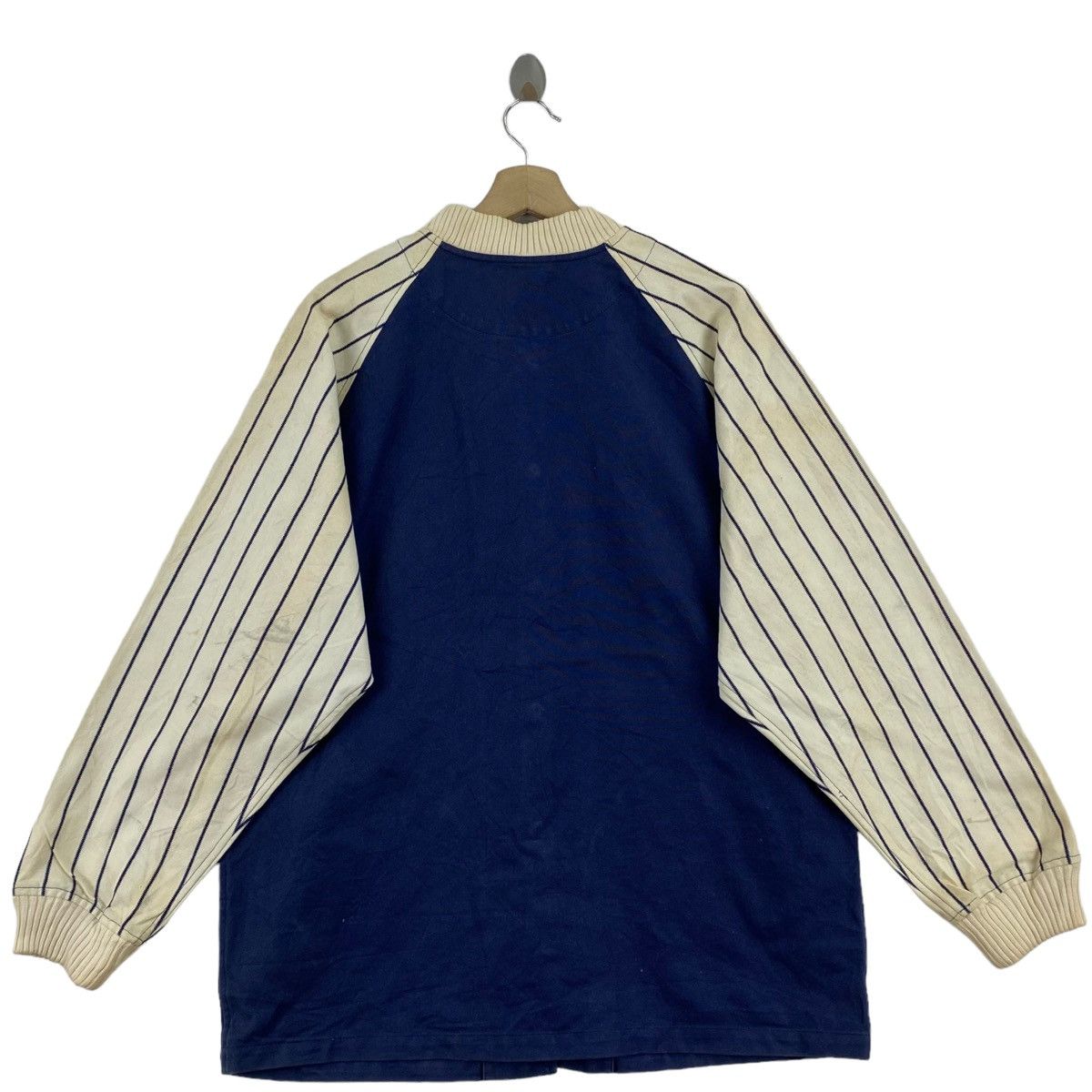 Vintage Vintage NEW YORK BASEBALL Snap Button Navy Windbreaker Coach Size US XL / EU 56 / 4 - 3 Thumbnail