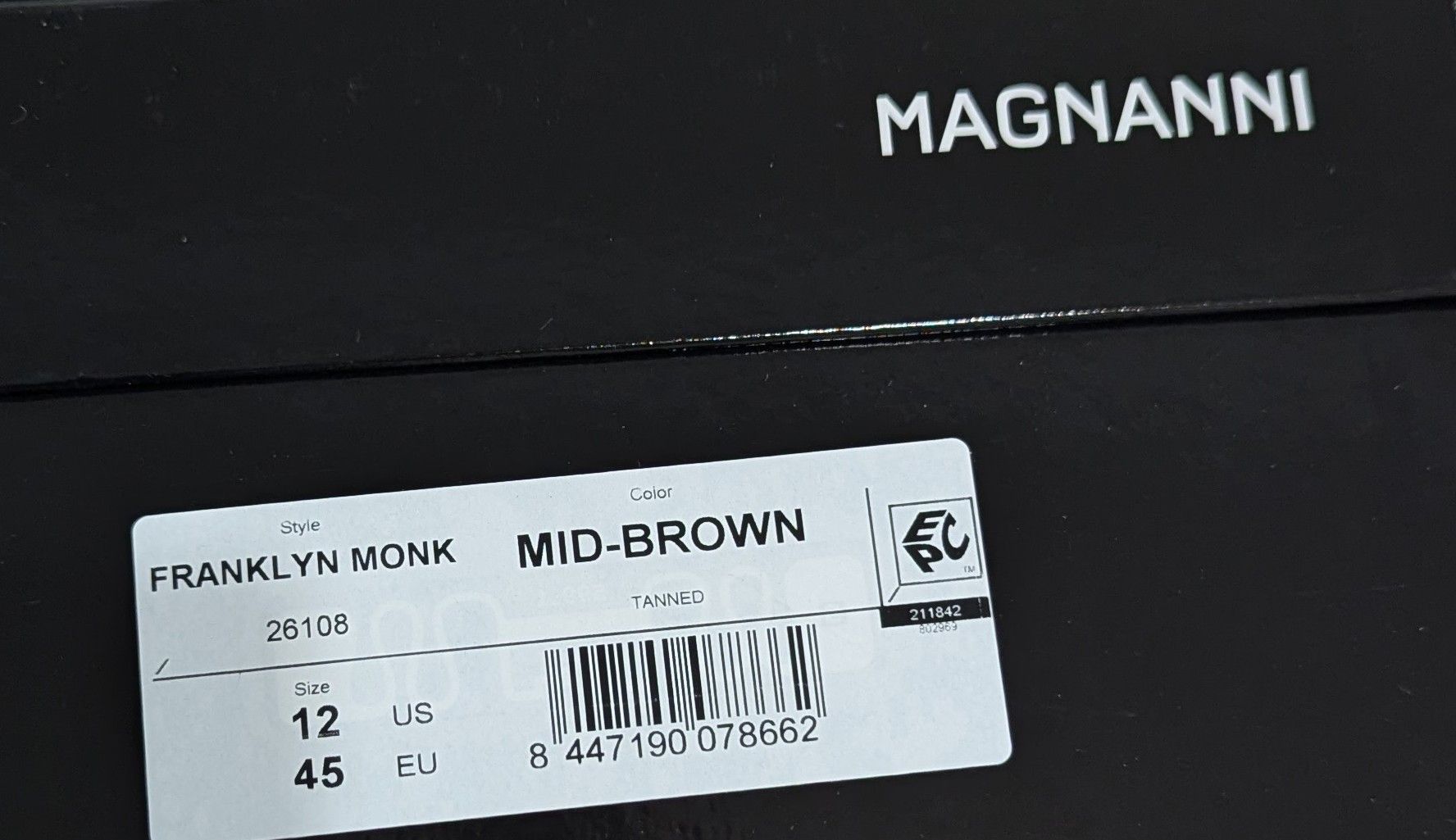 Magnanni Magnanni "Franklyn" Leather Double Monk Strap Shoes US 12 Size US 12 / EU 45 - 8 Thumbnail